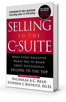 Selling to The C-Suite Book Cover